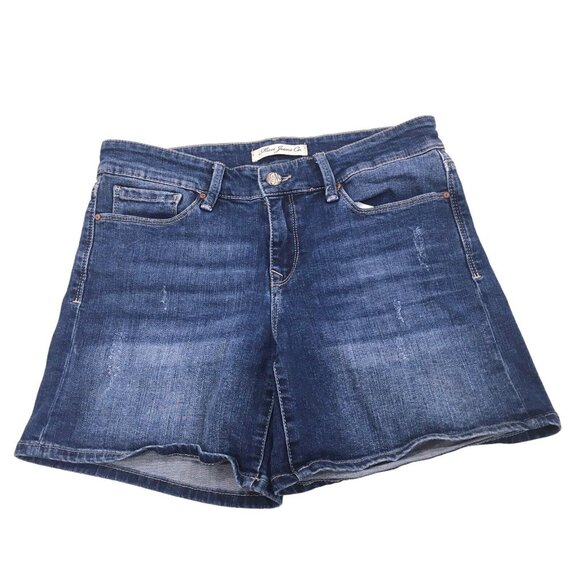 Mavi Pants - Mavi Jeans Denim Shorts Women Size 26 Blue Pockets 6 Inch Inseam Low Rise